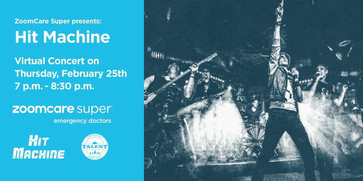 JFELLPresents's tweet photo. Tomorrow night (2/25) at 7pm, @zoomcare presents @HitMachineBand LIVE at https://t.co/zVrLIfU2Gg.
We're celebrating the new Zoom+Care location at Bridgeport AND supporting @American_Heart!
#livemusic #zoomcare #jfell https://t.co/97Vau4vi6Y