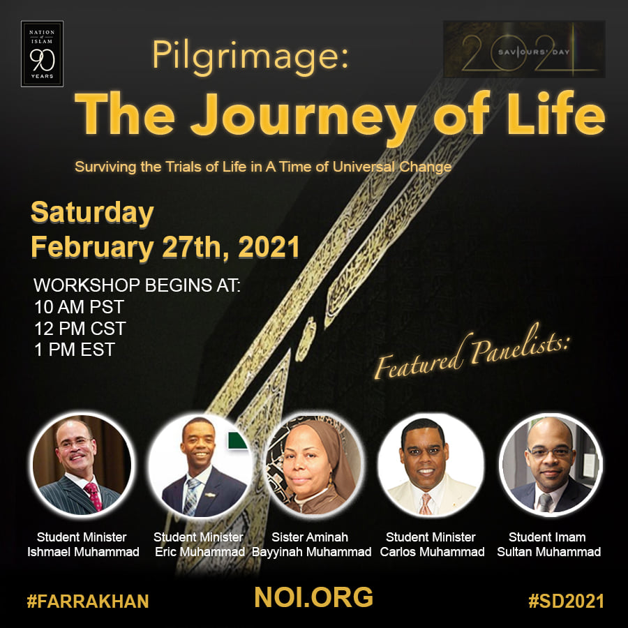 OfficialNOI's tweet photo. Happy Saviours' Day! 

Go to https://t.co/iUXSjmahoH for the updated Saviours' Day 2021 schedule.

Text sd2021 to 99000

#SD2021 #Farrakhan https://t.co/Lj2iot0Ap0