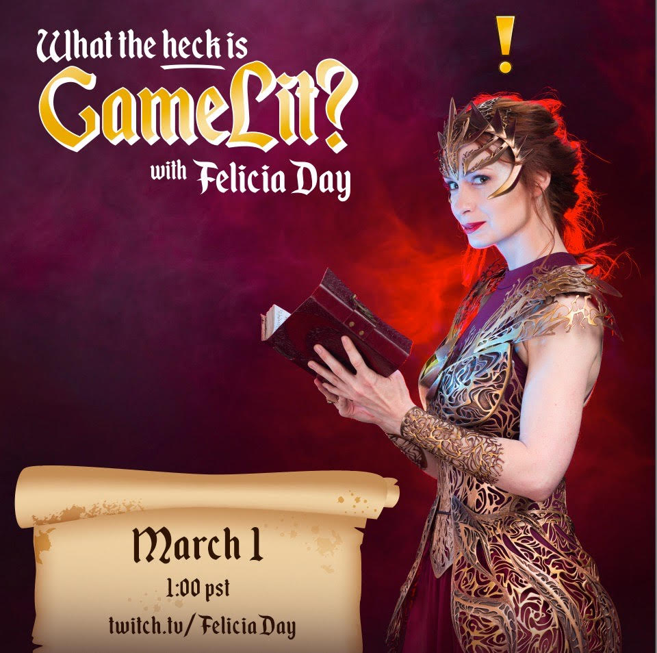 feliciaday's tweet photo. Because I was inspired after I narrated "Rule of Cool" for @audible (DL NOW!), I put together a LitRPG panel to talk to some authors about the growing genre! Tune into my https://t.co/fsgHbMGvVj channel on Monday 3-4pm PST for a  discussion about this type of MMO/RPG meets book! https://t.co/Fm38gl95AB