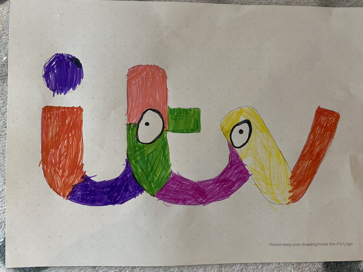 Mand23's tweet photo. Jamie age 5 #ITVKidsCreate @itv https://t.co/B6SCg2DJUh
