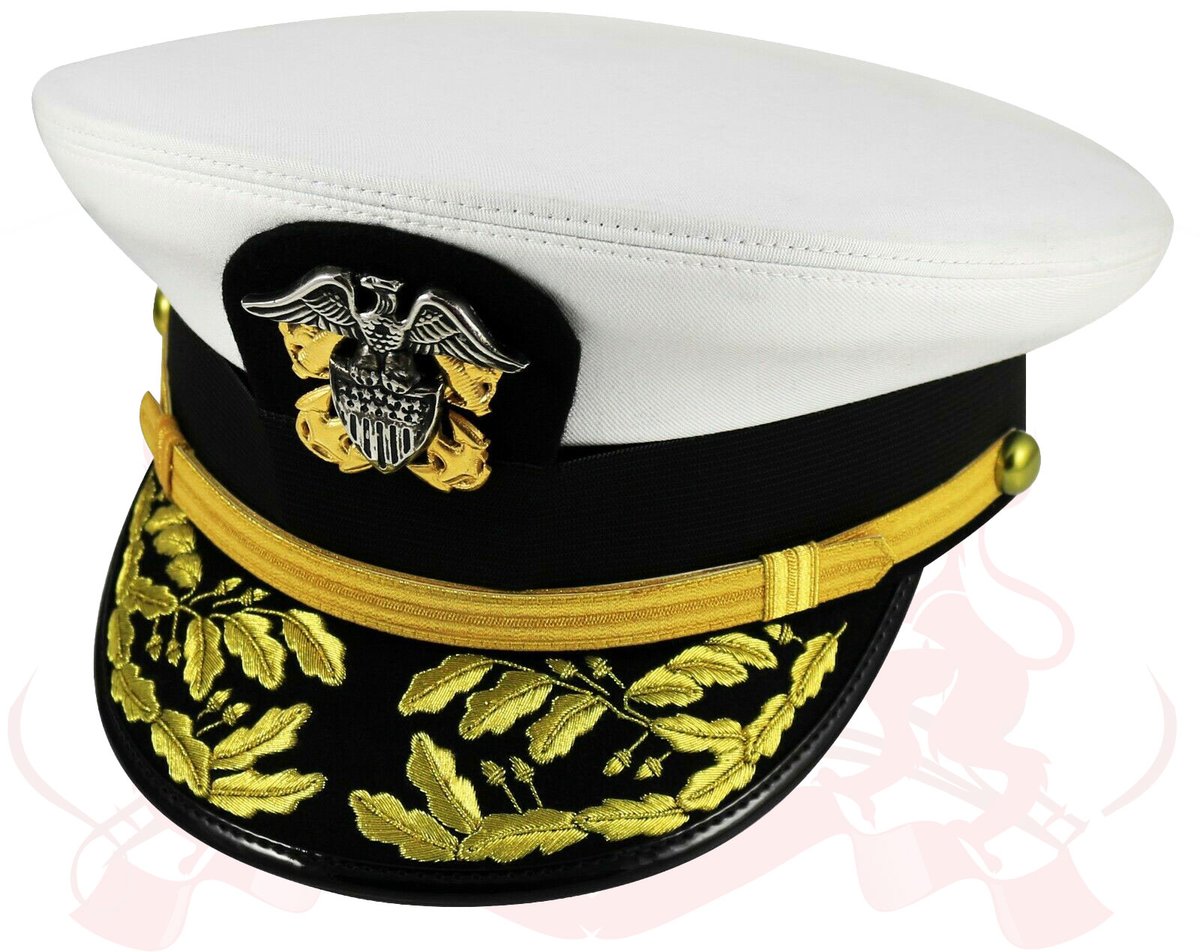 handembroideryy's tweet photo. USA Navy Warrant Officer Lieutenant Commander White Military Peak Cap

Product Code : HE-PC402

Price: £45.95

Available in all Sizes
URL: https://t.co/qi5YMuA6Ux

#RoyalNavy #EmbroideryEpaulettes #royalNavyCap #epaulettes #BullionEmbroidery #aiguillette #OfficerPeakedCap #UK https://t.co/abONTu9PrR