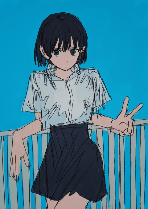 ショートカットと制服封じられたらおわる
#自分が創作で禁止されたら死亡するもの 