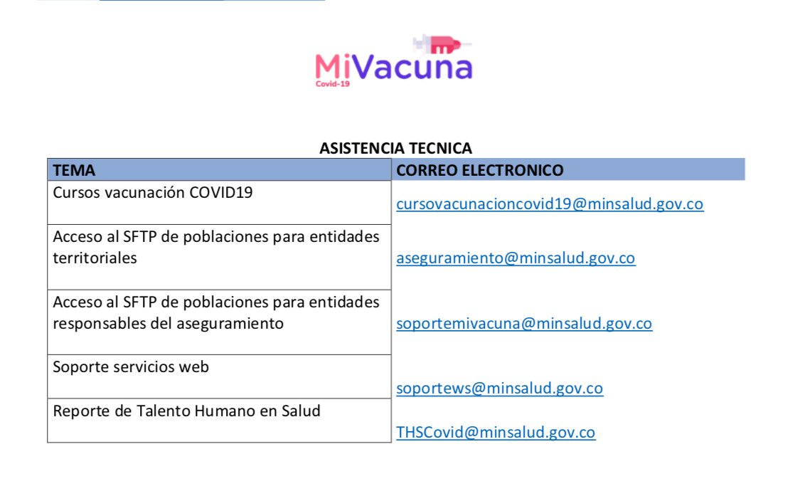 ANIR NACIONAL (@anirnacional) on Twitter photo Le hicimos la tarea al Ministro <a href="/Fruizgomez/">Fernando Ruiz 🏨</a>
Primero averiguamos si las IPS habían reportado alguna novedad con respecto a los residentes e internos. Nos dijeron que no.
Luego nos metimos a la página de MiVacuna para tratar de saber si era error de la plataforma:
1/3 Le hicimos la tarea al Ministro <a href="/Fruizgomez/">Fernando Ruiz 🏨</a>
Primero averiguamos si las IPS habían reportado alguna novedad con respecto a los residentes e internos. Nos dijeron que no.
Luego nos metimos a la página de MiVacuna para tratar de saber si era error de la plataforma:
1/3