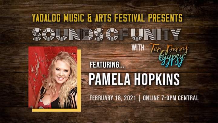 tenpennygypsy's tweet photo. #soundsofunity airs Thursday 2/25 7pm CST featuring 2021 @arkansascma nominees @tenpennygypsy and @phopkinsmusic presented by @yadaloofest ! #countrymusic https://t.co/7dEr60fUX2