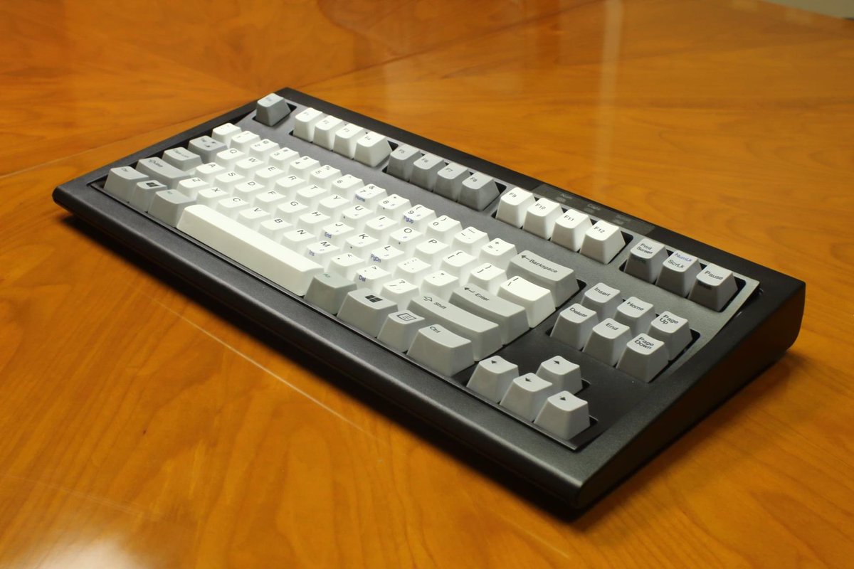 scottwasson's tweet photo. The folks at Unicomp have made a modern TKL with IBM-style buckling spring switches, the Mini M. A rebirth for the legendary SSK. First orders just opened after a long wait. Happy to see it! https://t.co/2a9pyGvL6P https://t.co/6QSc7281Nc