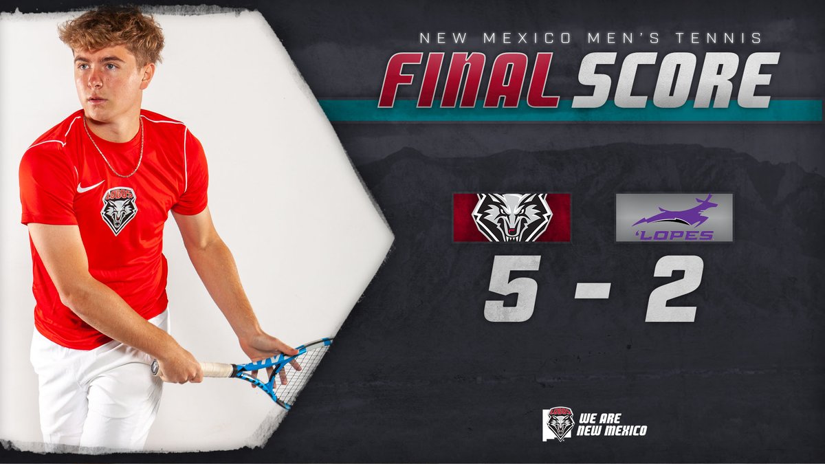 Things we DON'T like - no live stats on road games.

Things we DO like - the email with UNM winning! We take doubles and four singles matches to improve to 2-1, and we face Oregon tomorrow in Tempe!  More info to come! #GoLobos