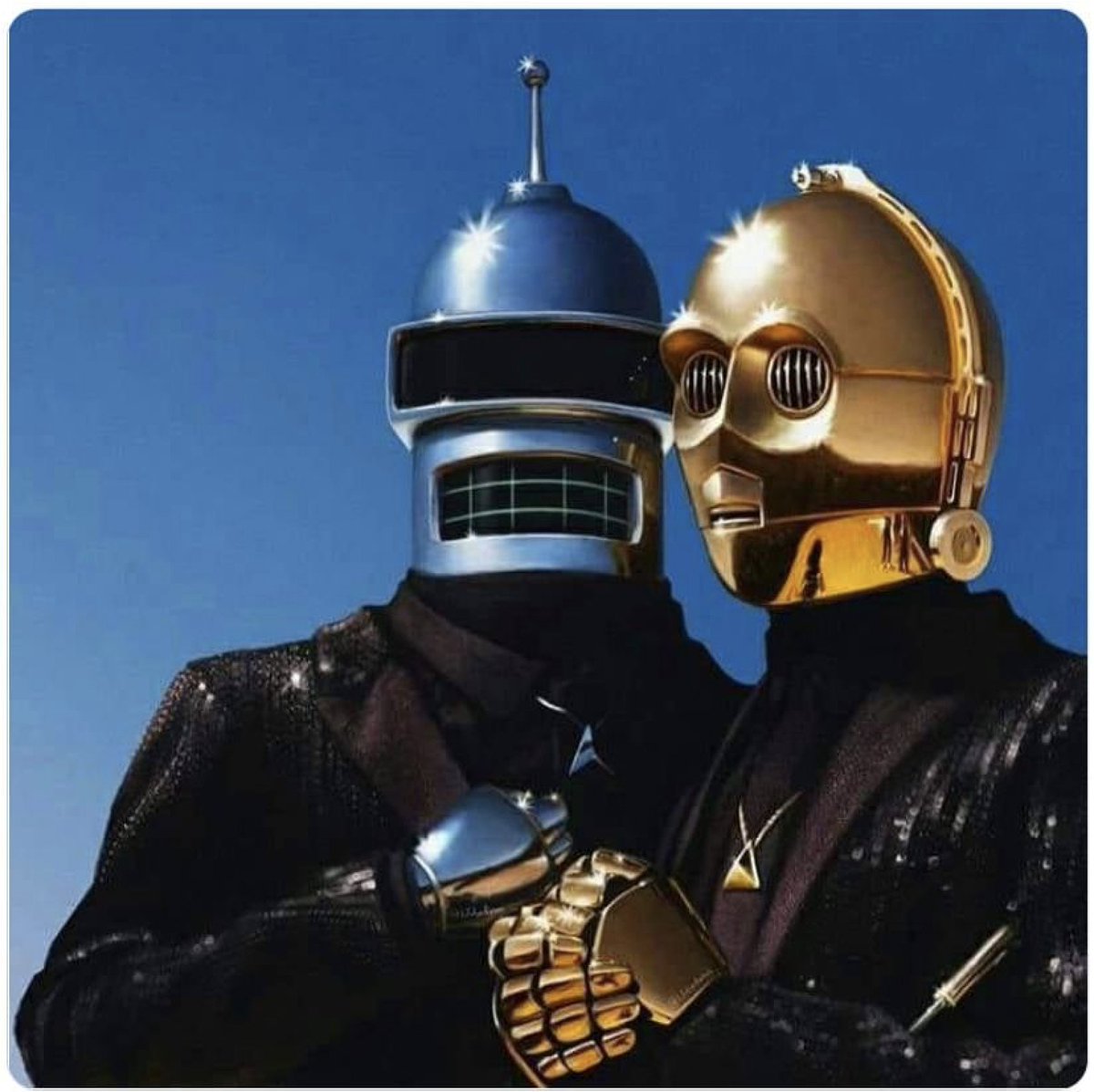 ollnights's tweet photo. #Daftpunk finally comes out of anonymity 
#FrenchTouch #Music https://t.co/JhSdSgmI0R