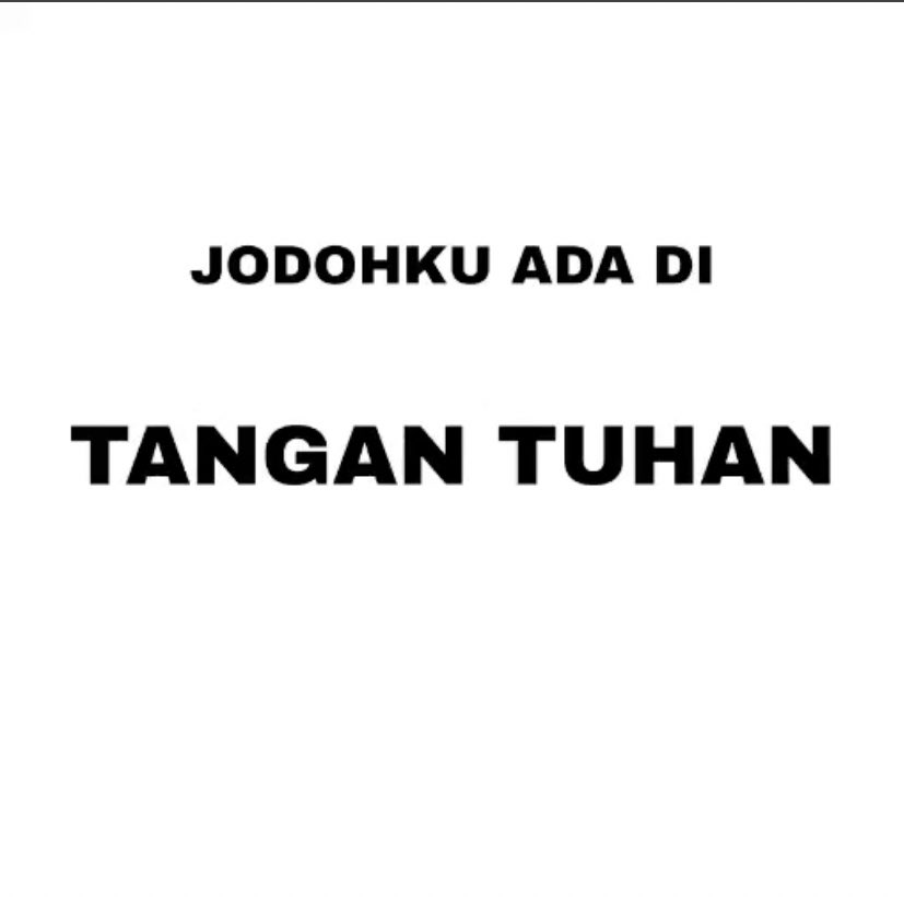 JFFBDG20's tweet photo. @christian239_ Tapi jodohku di tangan tuhan :( https://t.co/KBUCN91QOB