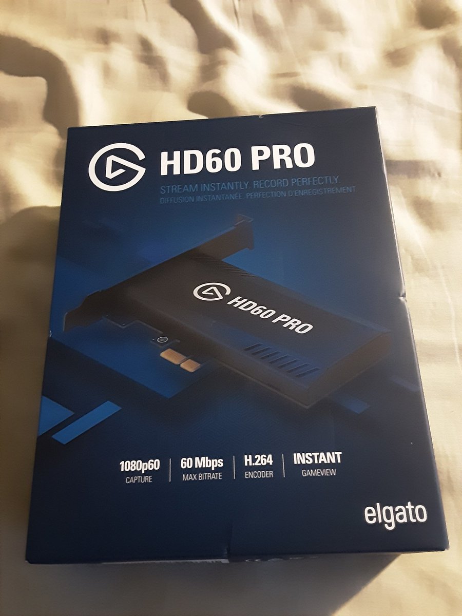 Got me something nice to record some console gaming and maybe stream too #elgato #ConsoleStreaming