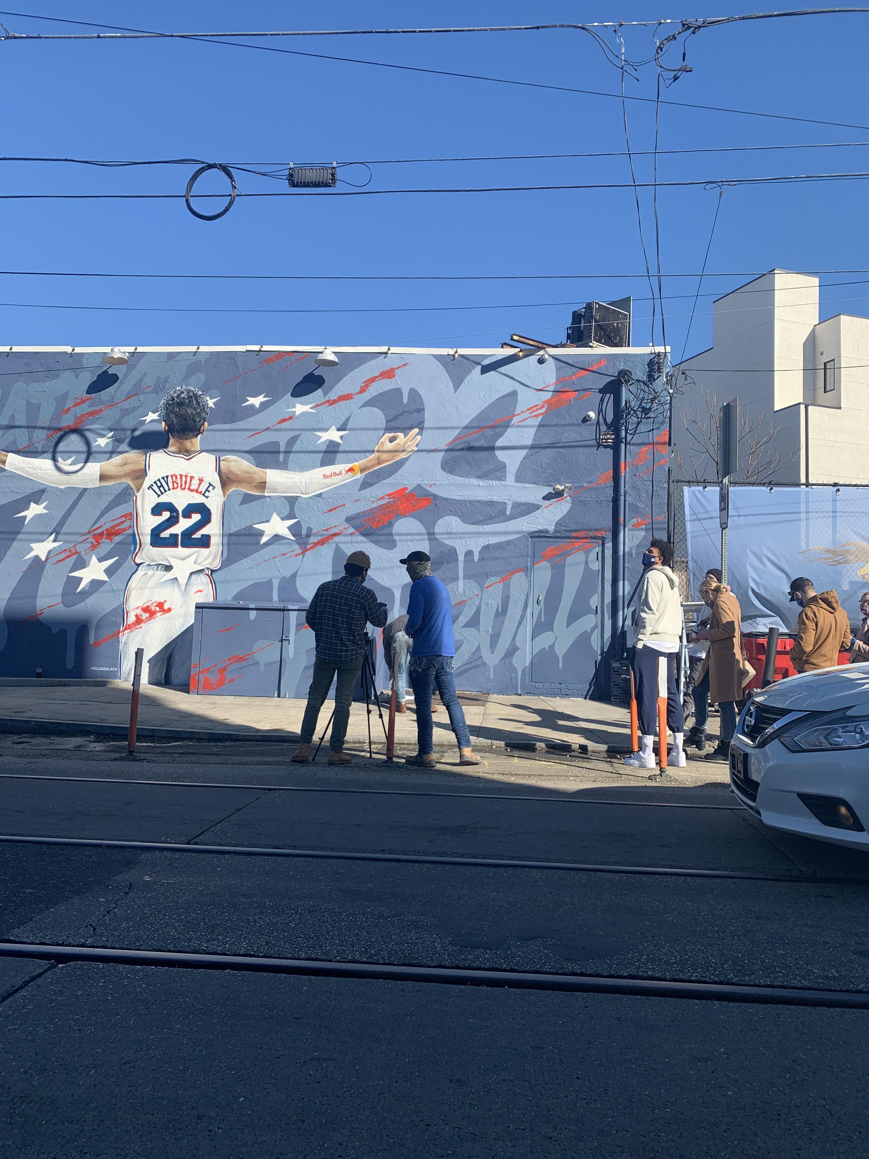 The Matisse Thybulle mural era has concluded (via @glossblack)