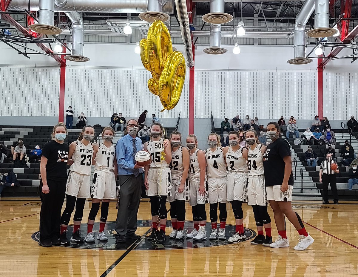 Athens' Caydence Macik grabs her 500th career rebound