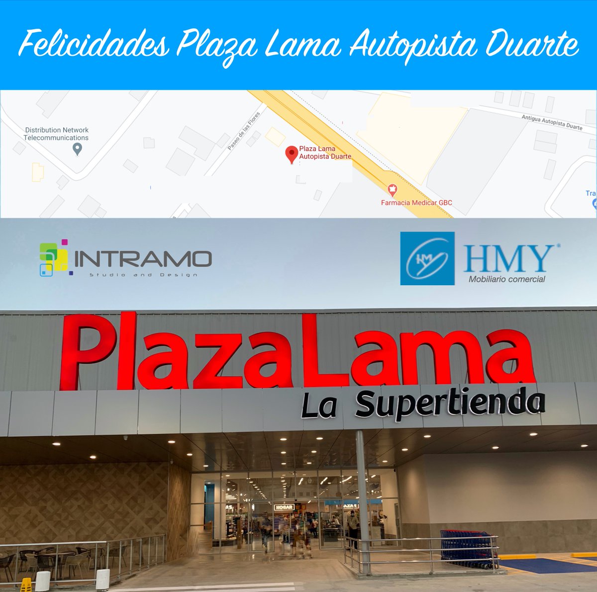 IntramoSRL's tweet photo. Intramo y @hmy_group equipan nueva tienda de @plazalama 
https://t.co/ItM1DFbCU4 https://t.co/jGpVG6TcWJ