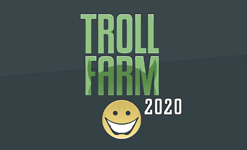 CosmicTurtle415's tweet photo. Like political satire #indiegames? Troll Farm is a *FREE* game available on mobile and PC that can scratch the itch of political hijinx in your gaming. #indiedevhour

Play or download at https://t.co/MmG7pZWTdV https://t.co/3vs39fqWnA
