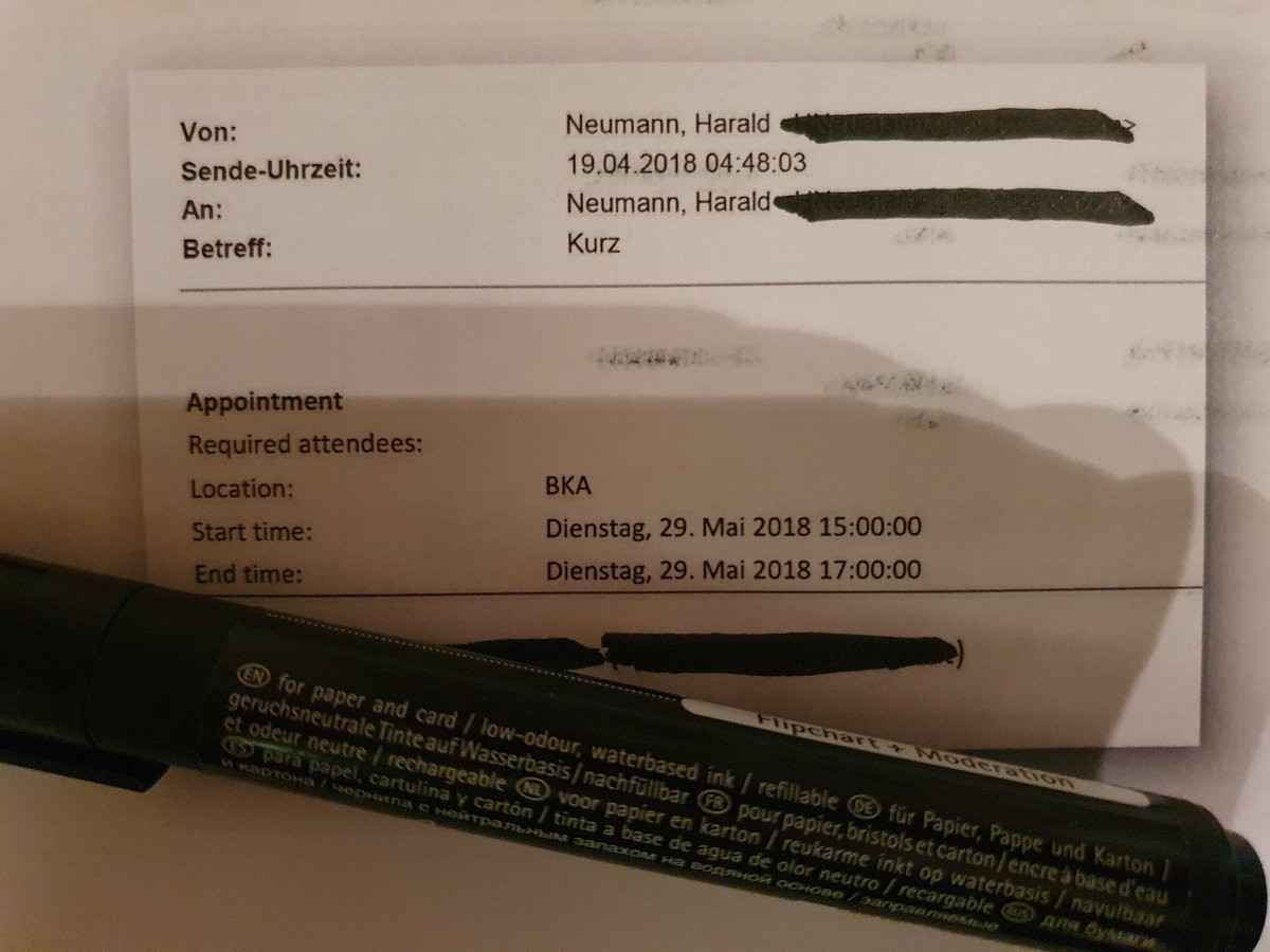 Der Harald Neumann hat sicher einen Termin mit Martina Kurz im Kanzleramt gehabt. (Stay tuned, mehr bald bei <a href="/RedaktionZack/">ZackZack</a>)