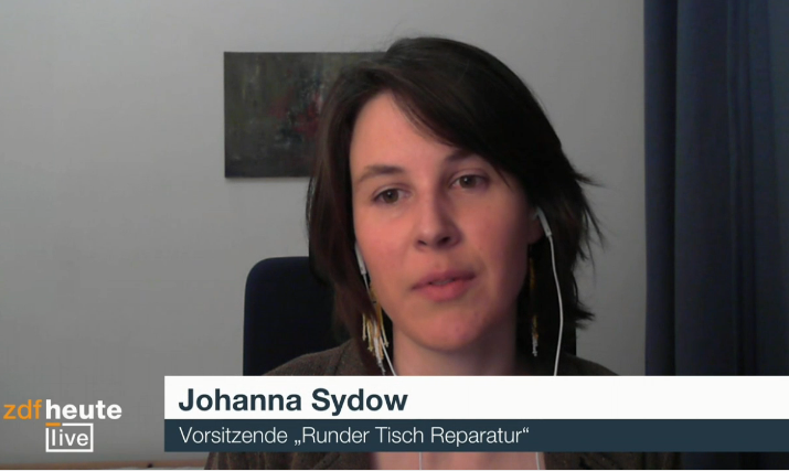 RTReparatur's tweet photo. "Wir brauchen auch in Deutschland einen #Reparaturindex wie in Frankreich, um die Transparenz über Reparierbarkeit von Produkten zu verbessern" fordert Sydow von der Bundesregierung @bmu https://t.co/fwSAomvJy6