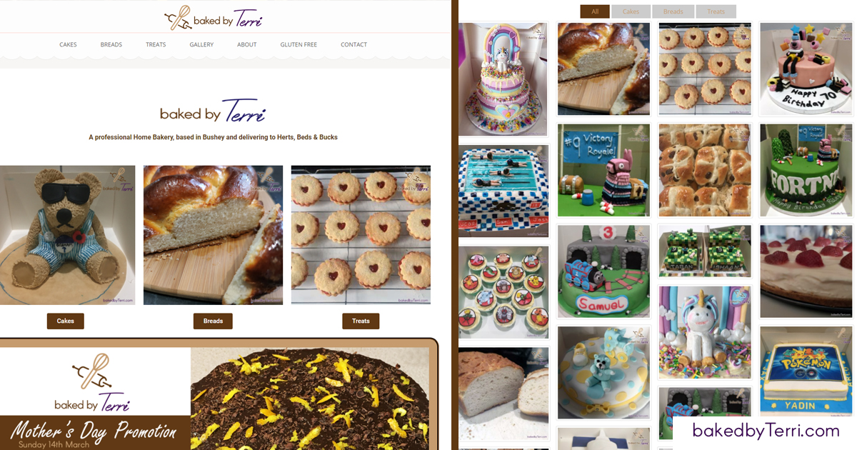 bakedbyterri's tweet photo. My new website https://t.co/gLvKDqrzfJ is now live 🥳 Check out the Gallery to see what I've been #baking https://t.co/6Cc59n4v1Q