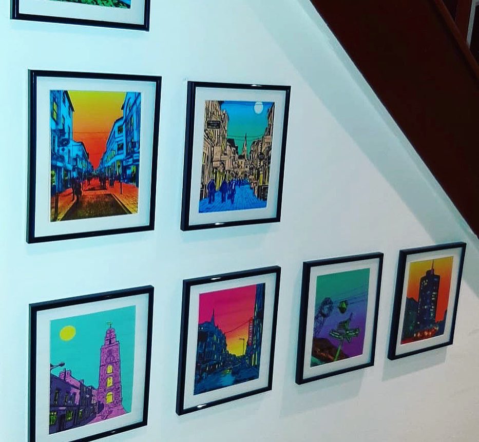 AlanHurleyArt's tweet photo. GIVEAWAY! Be in with a chance to win  a 7 print “Cork” themed a5 art set.  I’ll pick 2 winners. 

To win you must do the following:
1. follow me @alanhurleyart

2. Tag a friend on this post. 

3. RT this post

Winners will be picked this coming Friday at 8pm. :) https://t.co/Aux48ELYjv