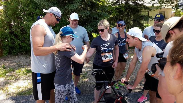ParalysisOrg's tweet image. Kendal Levine is a true testament for this week's #fromwill2way Wednesday. After a car accident left her unable even to stand, she worked with @neuroworx 
to walk a mile in the Ragnar Race. Watch coverage of her efforts at bit.ly/kendallevine.