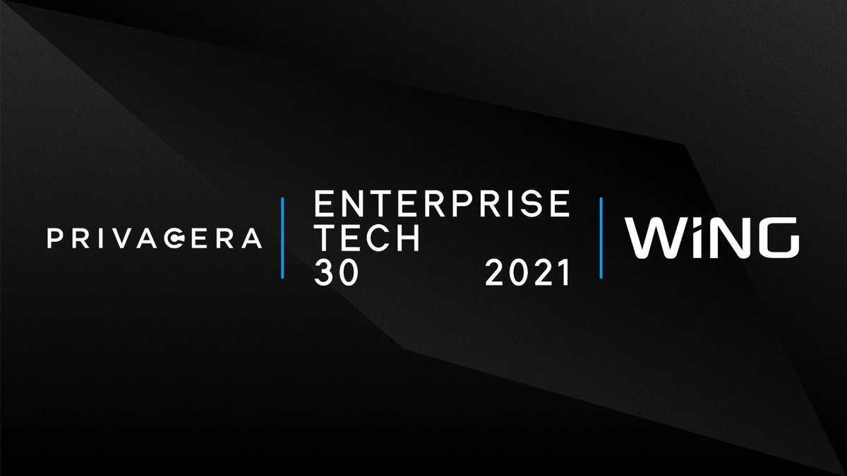 We're honored to be featured in @Wing_VC's 3rd annual #EnterpriseTech30! ET30 spots are awarded to the most promising private companies in #enterprisetech. Read why we're excited to join this elite list with our partners like @databricks in our #blog: hubs.ly/H0H9cD30