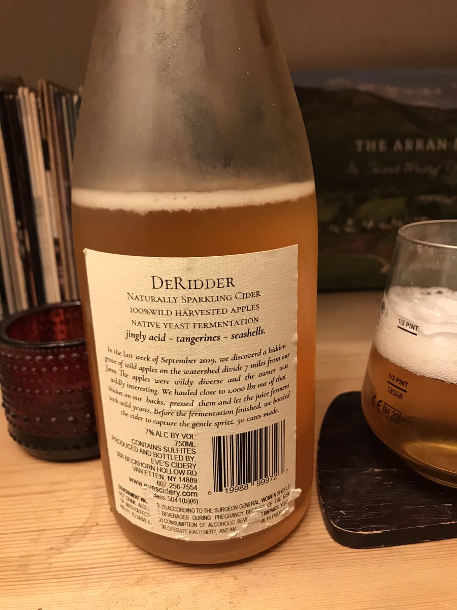 Jack Toye (@jackabuss) on Twitter photo They were absolutely right to praise DeRidder from <a href="/evescidery/">Eve's Cidery</a> on <a href="/NeutralCiderPod/">Neutral Cider Hotel</a>. Wherever that hidden grove of wild apples is, gotta hope it was harvested again last year. This is a beautiful cider from <a href="/SmithandGert/">Smith & Gertrude</a> 🍎👍🏻🍏 :)X They were absolutely right to praise DeRidder from <a href="/evescidery/">Eve's Cidery</a> on <a href="/NeutralCiderPod/">Neutral Cider Hotel</a>. Wherever that hidden grove of wild apples is, gotta hope it was harvested again last year. This is a beautiful cider from <a href="/SmithandGert/">Smith & Gertrude</a> 🍎👍🏻🍏 :)X