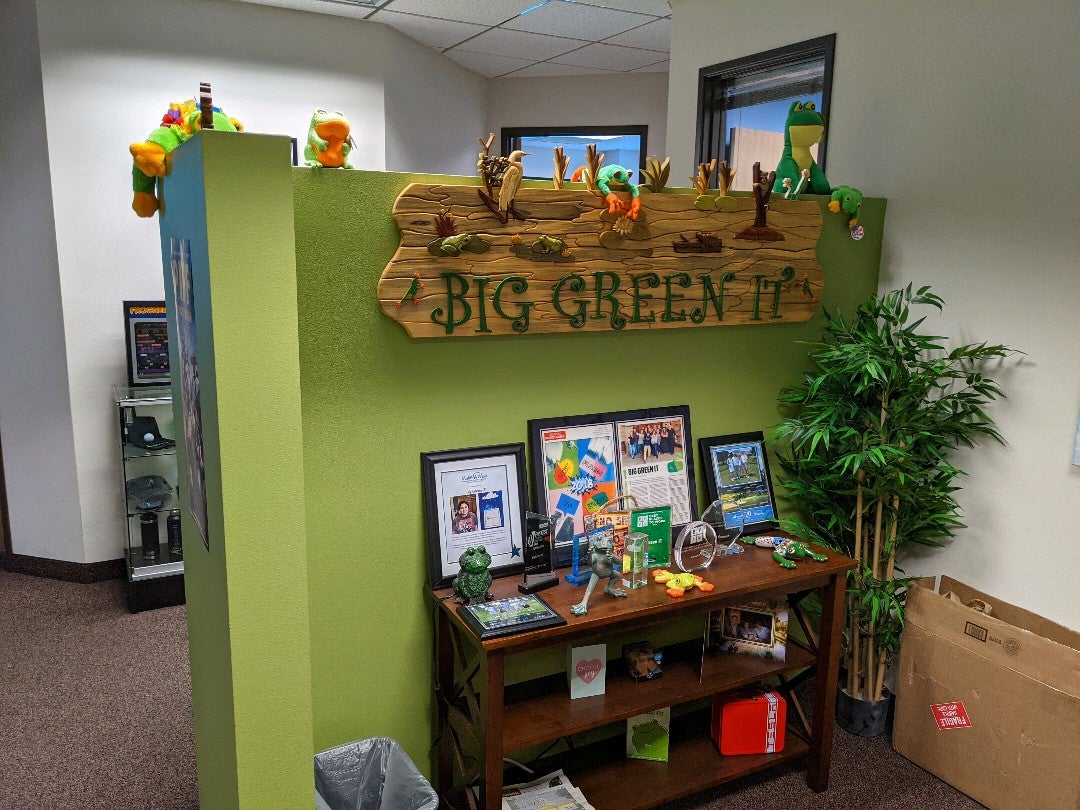 What is this strange and unfamiliar land? (@ BigGreen IT in Rocklin, CA) swarmapp.com/c/3e7afMrFFrq