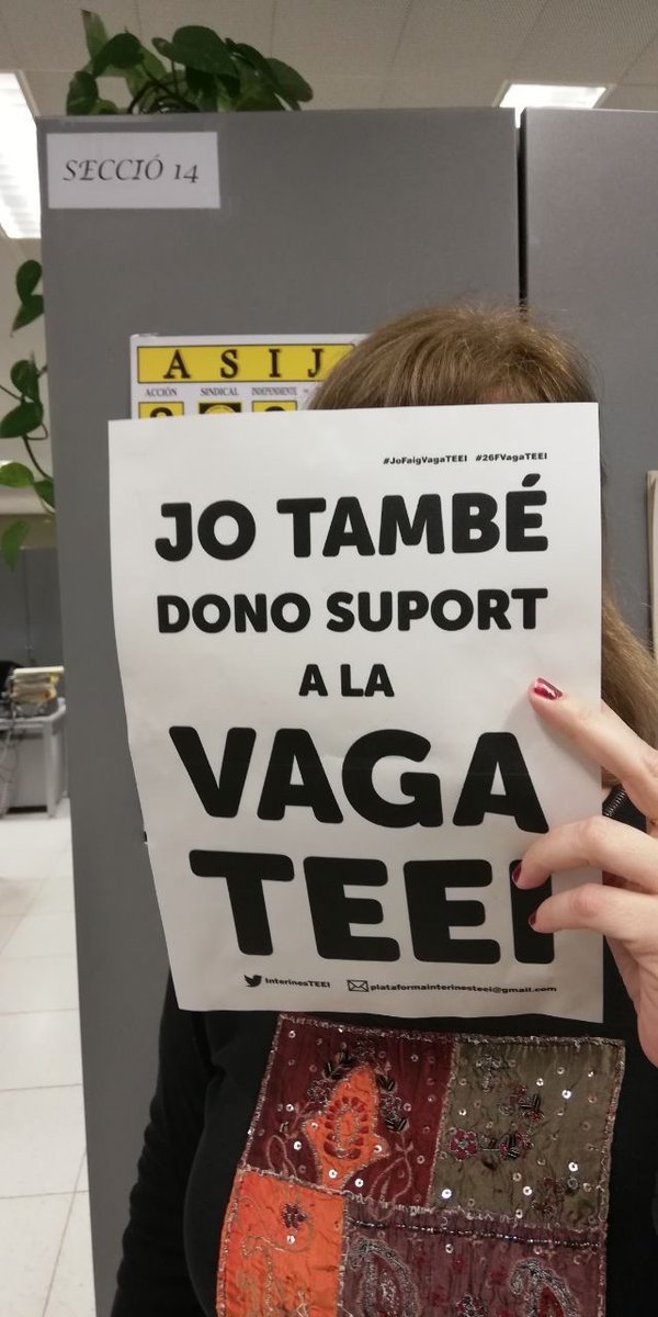 SICATP_lasijcat's tweet photo. Nosaltres des de Justícia també SOM TEEI @educaciocat
 @JosepBargallo @LadronEva
 @miqueliceta @sanchezcastejon
 @Santandreuenc @PicInterins
 @ceppt2021 @InterinesTeei #26FVagaTEEI https://t.co/AnF9GWN9Gq