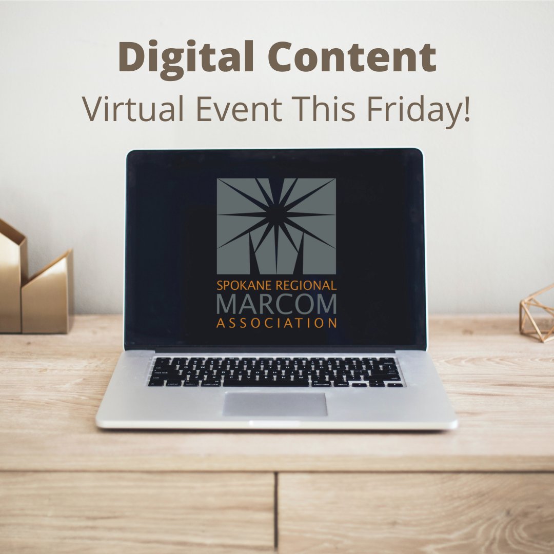 RSVP now for "Digital Content: Your 24/7 Salesperson"

Hear from Chris Davis of Brandcraft Marketing to learn key insights, review best-practices, and engage with fellow marketers. Save your spot: spokanemarcom.com/events/161