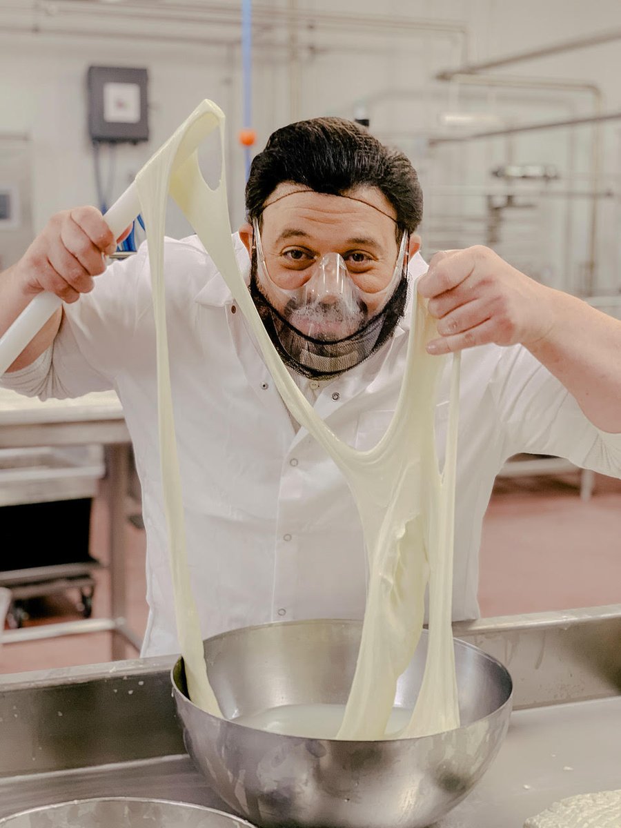 culturecheese's tweet photo. Pennsylvania-based @CaputoBrothers will be featured on @HISTORY “Modern Marvels” this Sunday night! Host Adam Richman will learn the creamery's process of artisan cheesemaking—from milk delivery to the finished process of stretching fresh mozzarella. Mark your calendars! https://t.co/QgyOiXyQUi
