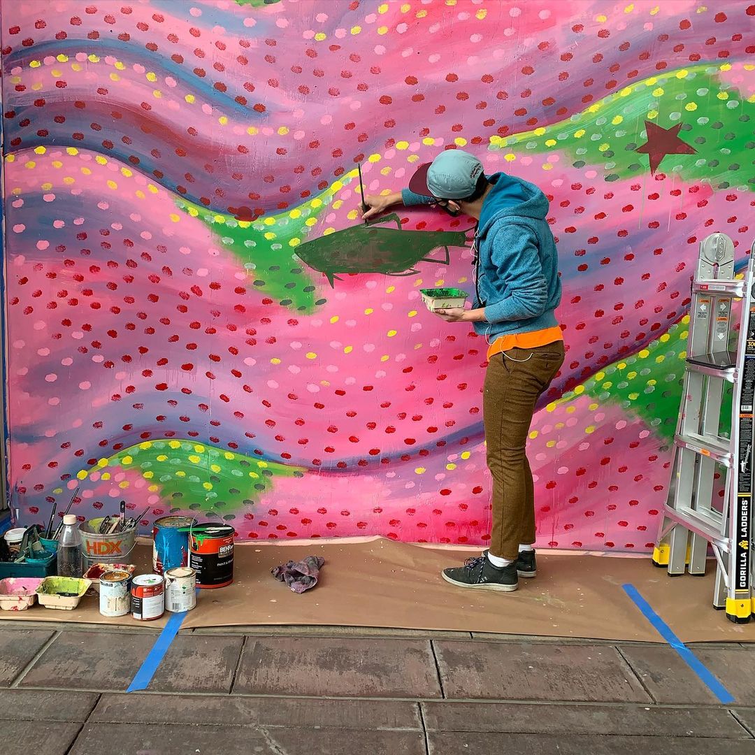 Have you seen the new murals at Bay Street?
Repost Via @333arts_ (Instagram)
WIP @baystreetemeryville with our guest artist <a href="/eatme_art/">Eatme Art</a>