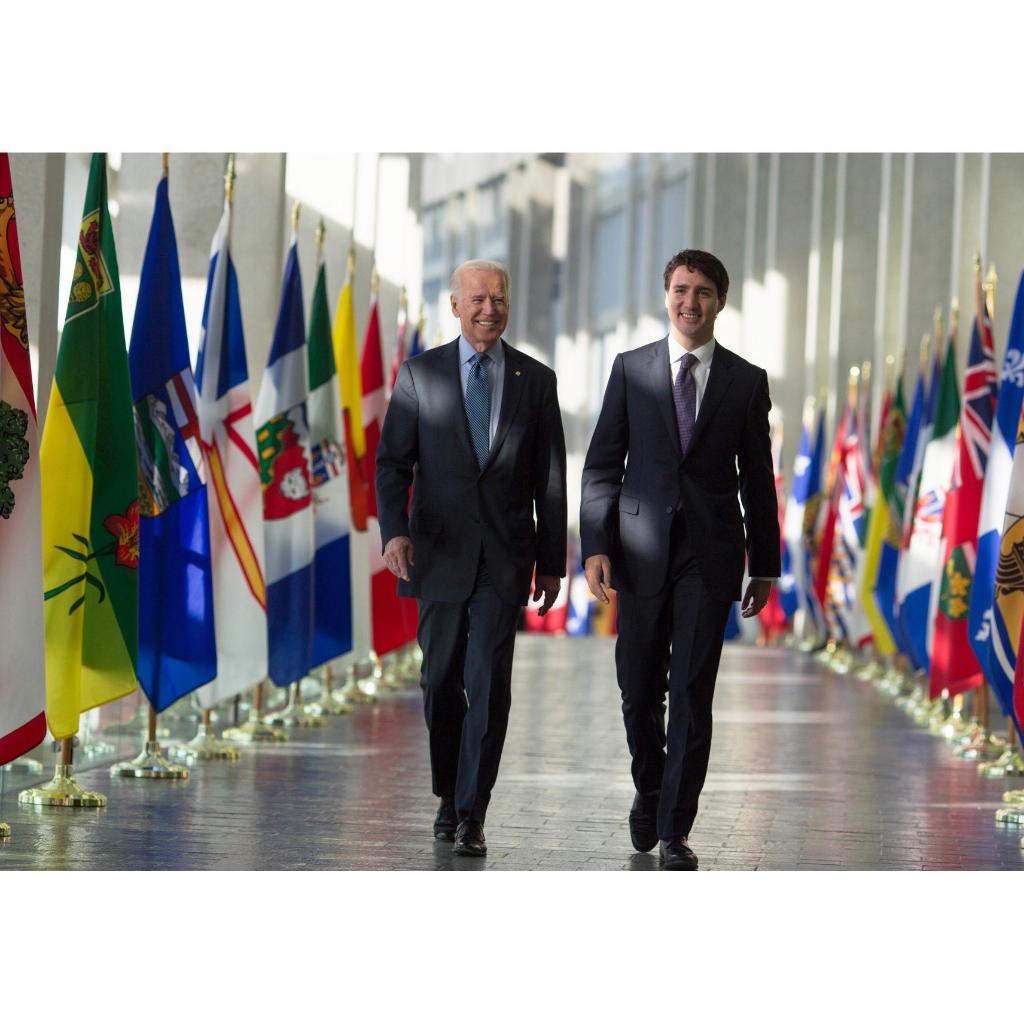 President Biden and Prime Minister Trudeau meet in-person in 2016