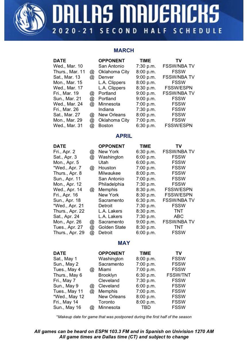 Dallas Mavericks 2024 Schedule Jami Rickie