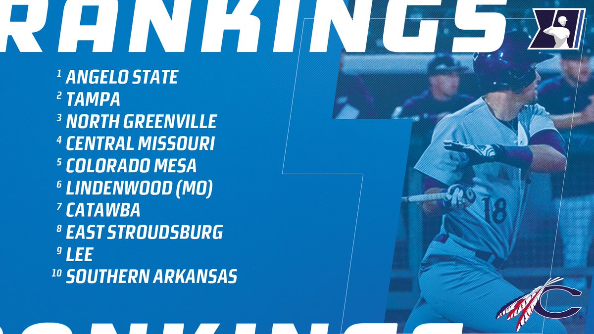 ⚾️🧢⚾️🆕⚾️🧢⚾️🆕

<a href="/NCBWA/">NCBWA</a> #D2BSB Poll:
1. Angelo State
2. Tampa
3. North Greenville
4-25: b.link/0224D2BSB.