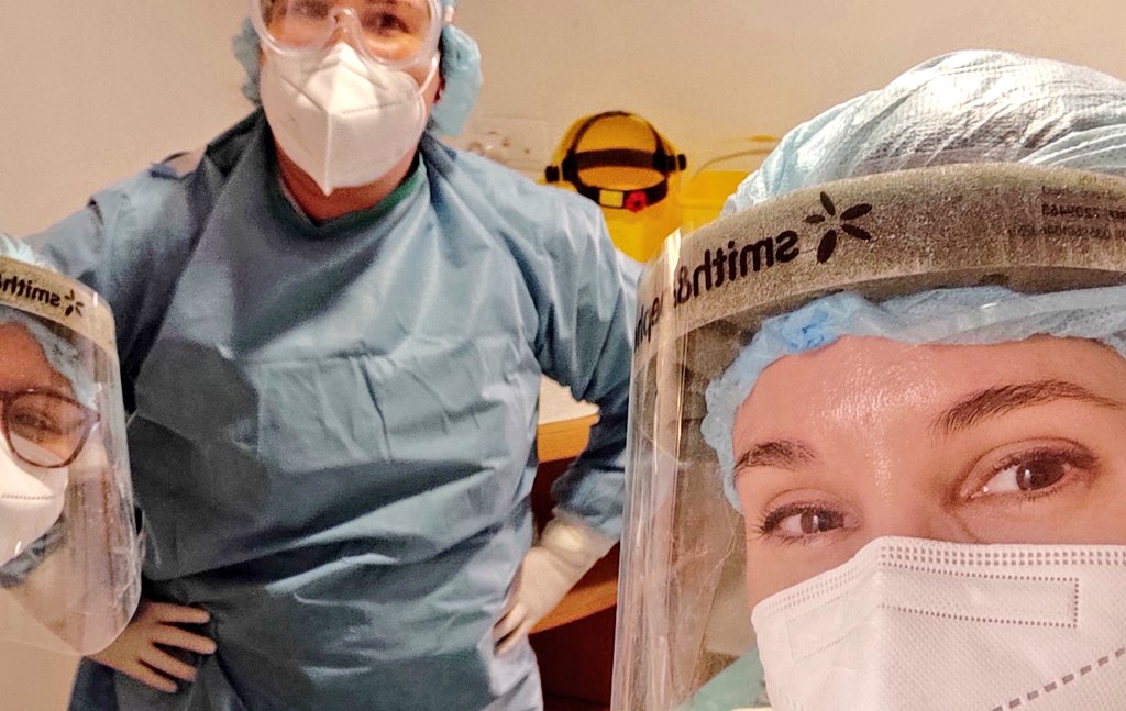 Hoy, séptima traqueotomía en paciente covid en lo que va de pandemia. Séptima segunda oportunidad de salir adelante. Séptima incertidumbre. #COVID19