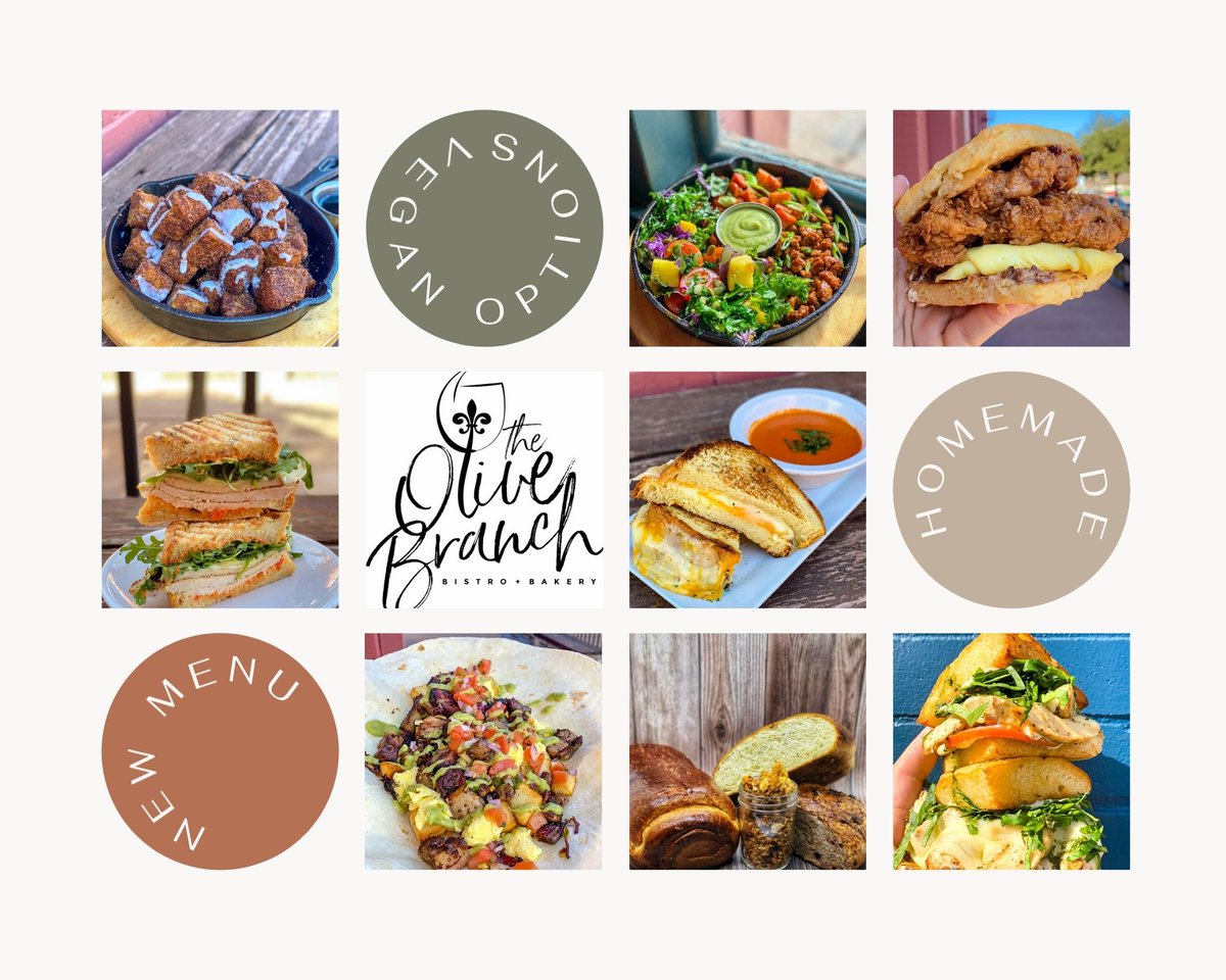 olivebranchwaco's tweet photo. Keeping your mouths watering...  Here are some of our new menu items just ready and waiting for our re-opening! Vegan? Got ya covered. Meat-eater? Got you a burger. Like it spicy? Our new salsa verde adds a perfect touch of heat! https://t.co/2WNZatXPLR