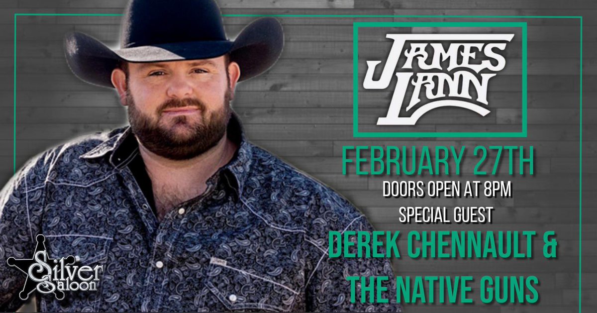 This Saturday <a href="/jameslannmusic/">James Lann</a> <a href="/dc_nativeguns/">Derek Chennault & The Native Guns</a> see y’all soon