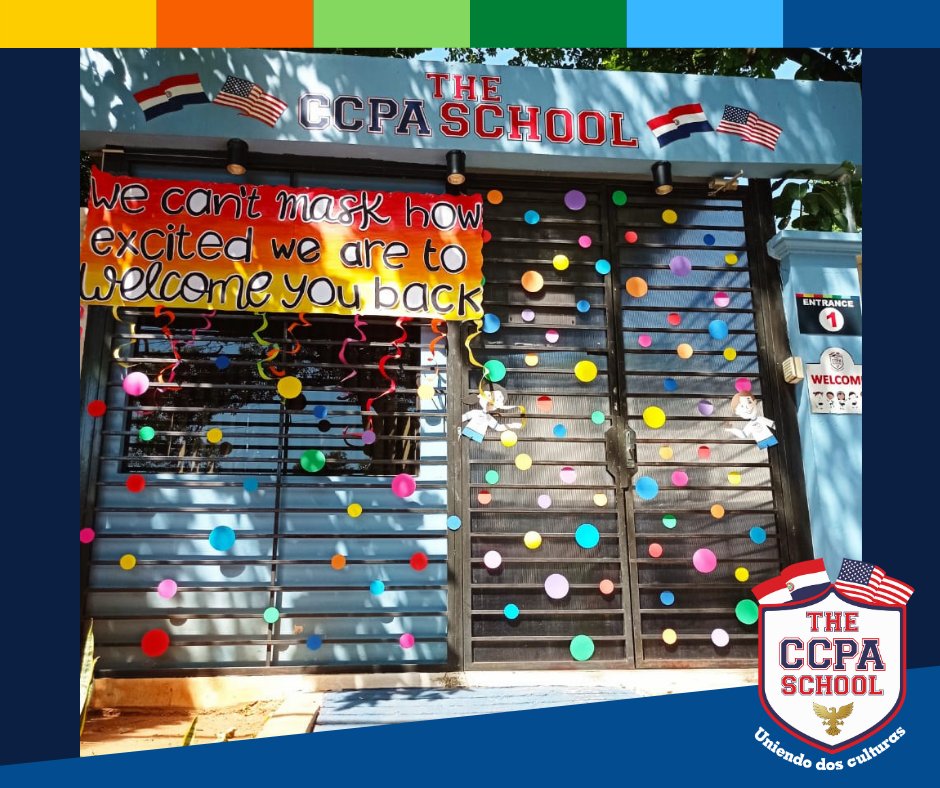 ccpaschool's tweet photo. Welcome Back❗✨
Iniciamos un nuevo año escolar, con nuevas historias que contar. Los chicos están de vuelta para alegrar la escuela y nuestros corazónes. ❣️
Cumplimos con todos los protocolos de bioseguridad.👏😷
#WelcomeBack #CCPA #CCPASCHOOL #School #BeSafe https://t.co/A8m4R1N3Gy