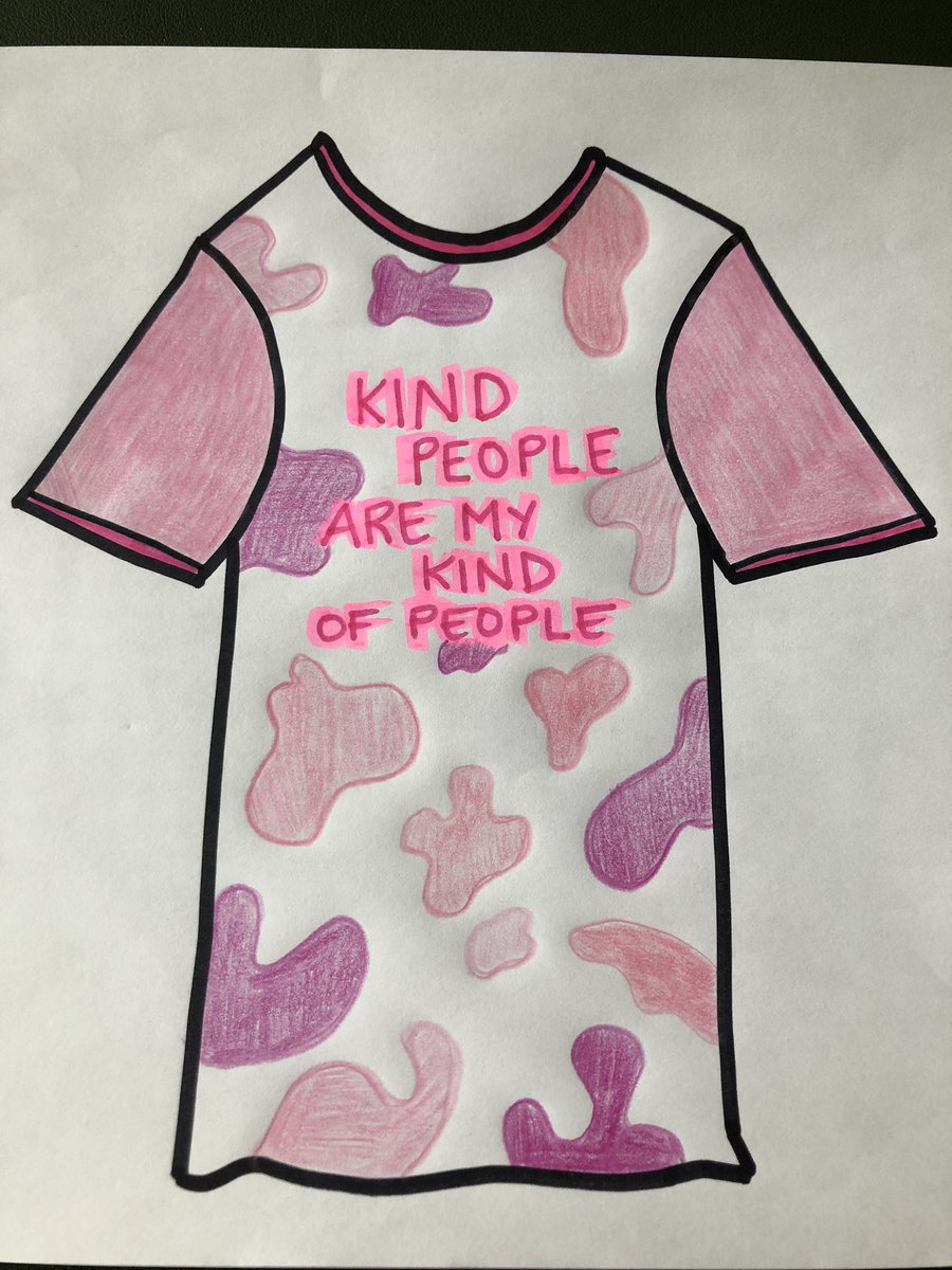 Ms_Altobelli's tweet photo. Today my fantastic grade 5’s designed their own pink shirts and included their favourite quotes about kindness 😊👚#PinkShirtDay2021 #BullyingStopsHere https://t.co/9BVYoLp0GZ