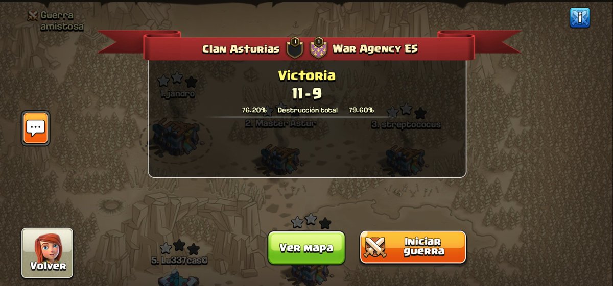 Sin ser nuestra mejor guerra, debut con victoria <a href="/GlobalClashCup/">Global Clash Cup</a>, con un <a href="/Lu337casCoc/">Lu337cas</a> estelar (pleno + defensa)