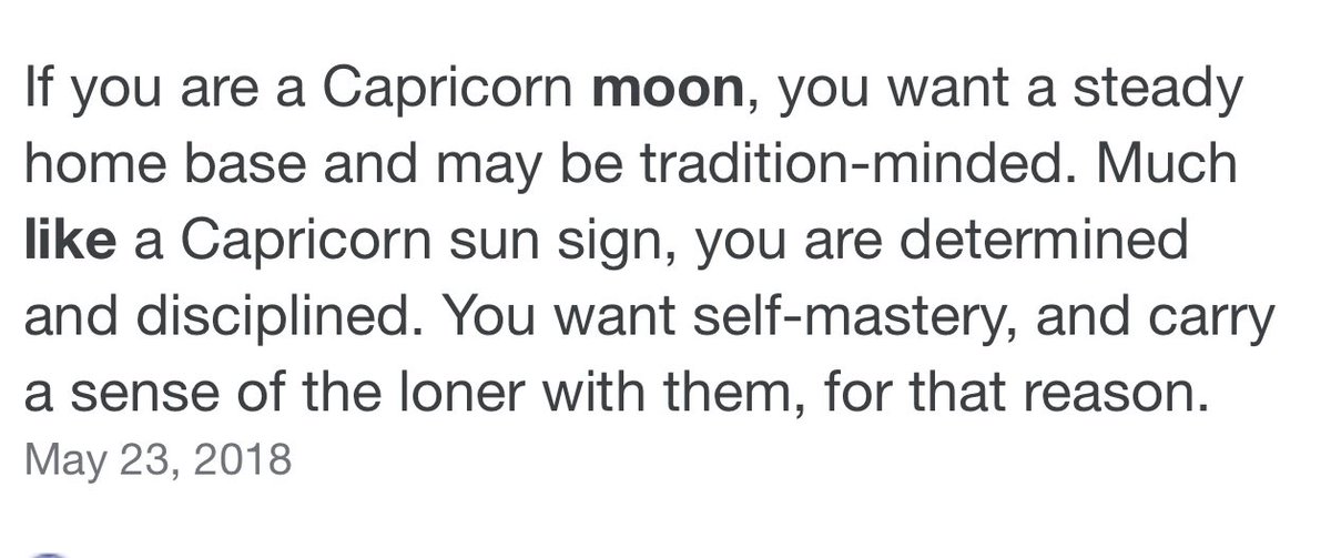 🧍🏻 well . it’s correct but i have never paid attention to my moon i never rlly cared about my own chart before