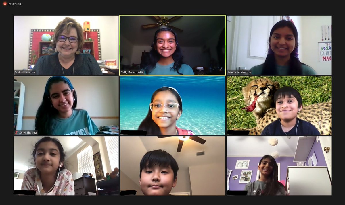 CHSCampusNews's tweet image. Today, @SParampottil, @sreejamudumby and @_shivisharma_ visited with @MrsLearnalot’s fourth grade book club from @LakesideCoppell to talk about producing a newspaper. #LocalEyesLocalNews #SJW2021 #IssuesMatter #WhatWeDoMatters