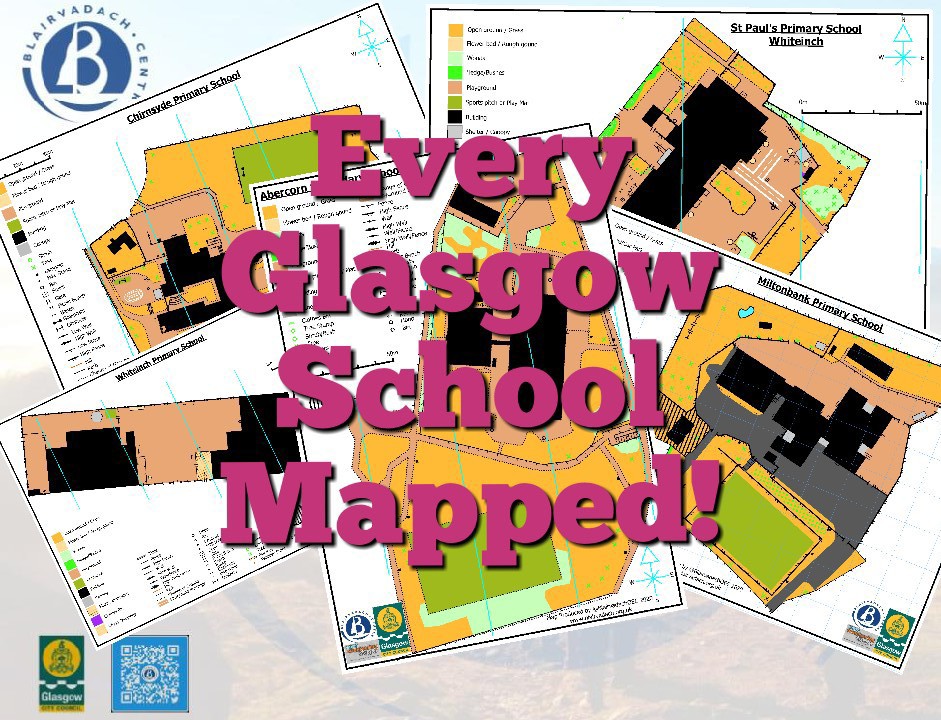 We've done it! Every school in Glasgow now has access to an orienteering style map of their school grounds. Access your map here blairvadach.org.uk/Pages/View/30 Great for outdoor learning activities as well as games, sports and orienteering #OpenOrienteering #Mapper #GCCRemoteLearning