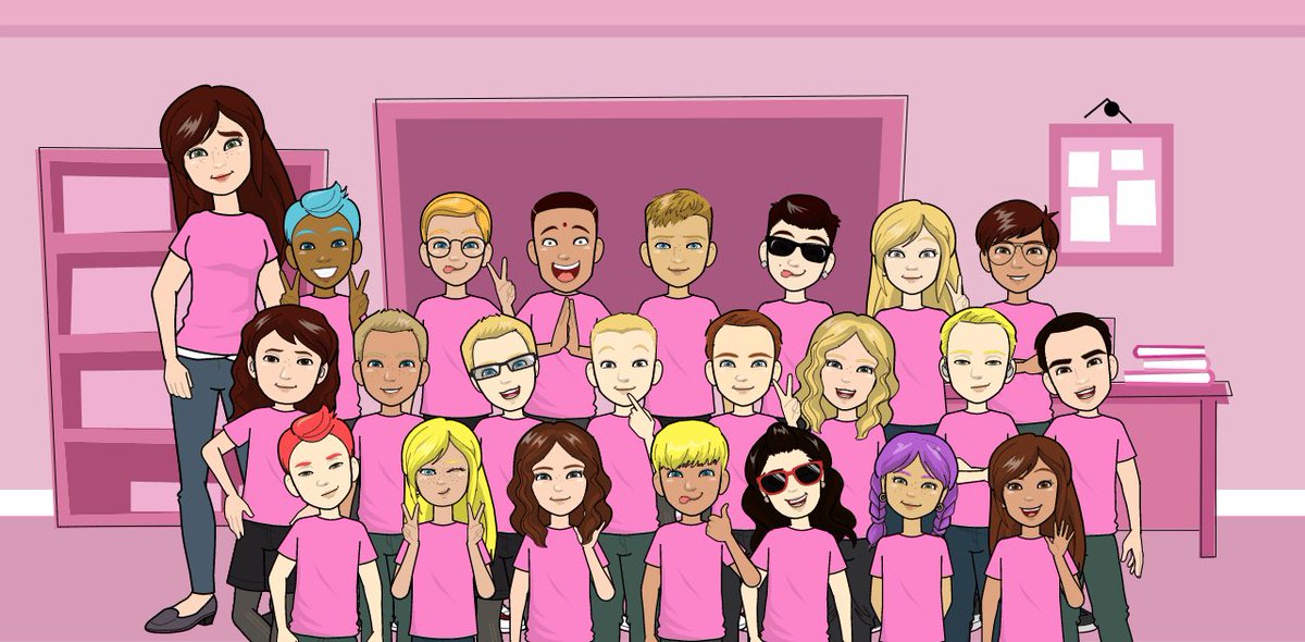We had so much fun celebrating Pink Shirt Day today! This sea of pink stickies on our Jamboard definitely shows we know how to be upstanders and confront  bullying with kindness! <a href="/DSBNVirtual/">DSBN Virtual School</a> <a href="/dsbn/">District School Board of Niagara</a>