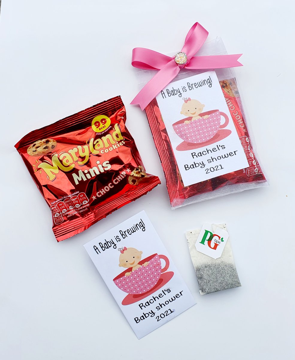A baby is brewing #babyshowerfavours #genderreveal #mumtobe #postboxgift #afternoontea #personalisedfavours #takeboutique #etsyseller #babyisbrewing #madetoorder