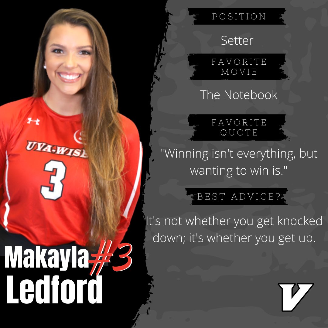 Let’s get to know senior setter, Makayla Ledford ⚫️🔴🏐