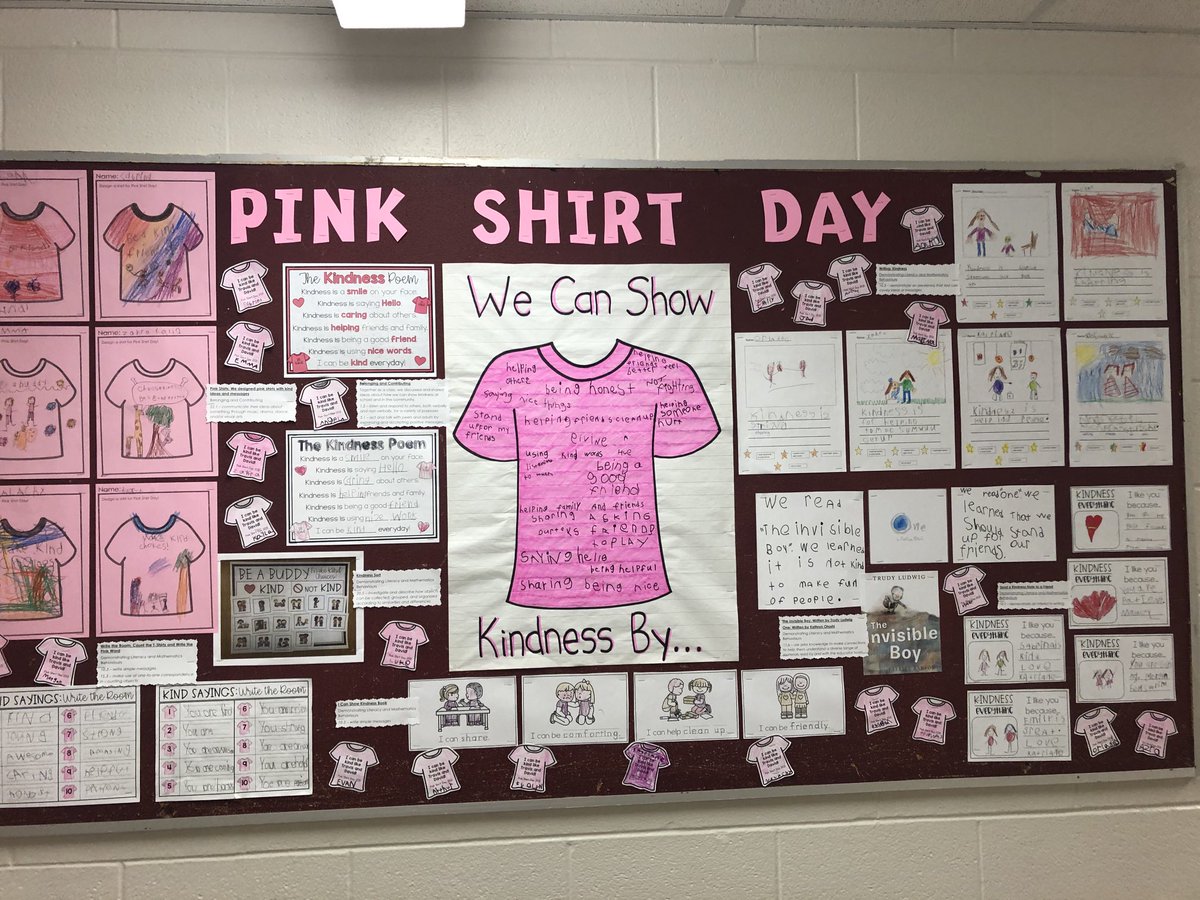 Frenchman's Bay PS (@frenchmansbayps) on Twitter photo It’s Pink Shirt Day! Kindness happens here...especially in Kindergarten. @DurhamDSB #WeAreDDSB It’s Pink Shirt Day! Kindness happens here...especially in Kindergarten. @DurhamDSB #WeAreDDSB