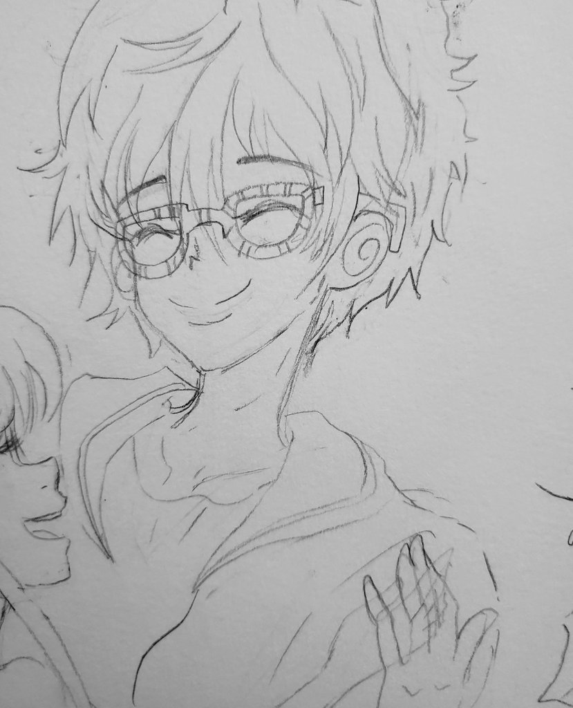 Ok these are terrible but I keep finding random little sketches of 707 in my sketchbook to remind me of how utterly obsessed with him I was ? 