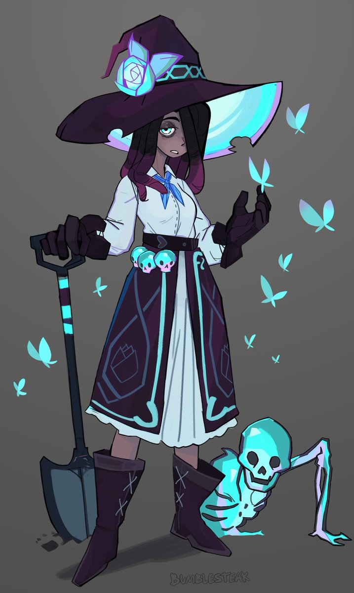 BumbleSteak's tweet photo. A Necromancer AND a Gardener 💀🌼 https://t.co/MYDXFlsgkq