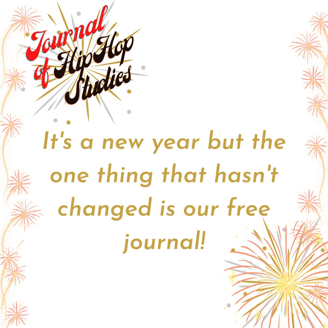 Subscribe to us in our bio! 

#jhhs #journalofhiphopstudies #hiphopfeminism #freejournal #openaccess #HipHopEd