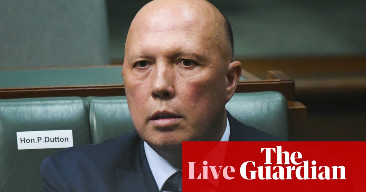 Australia politics live: questions surround timing of AFP decision to notify Dutton of alleged rape https://t.co/qaFCvDBGbK https://t.co/F6LPmJA2EI