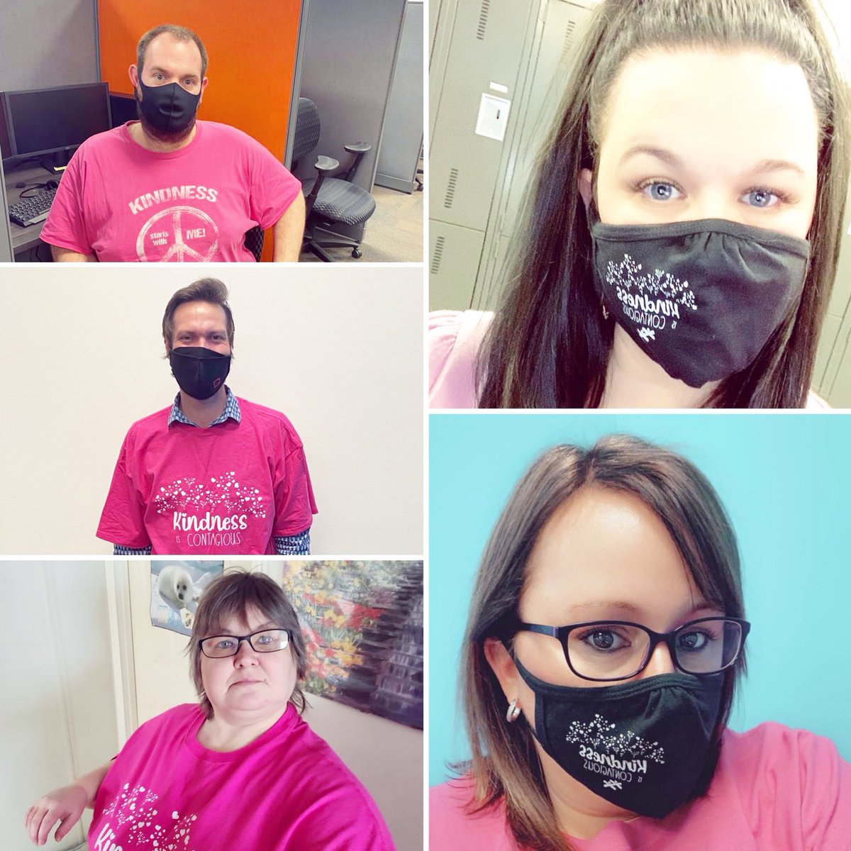 iosolutionsca's tweet image. It’s #PinkShirtDay 👚 Bullying stops here 🖐 Celebrate kindness every day 💗Aujourd’hui on porte du rose 👚 Cessez l’intimidation 🖐 Célébrez la gentillesse tous les jours 💗
#teamiosolutions #pinkshirt #pink #antibullying #antibullyingday #canada #positive #vibes #benice #bekind